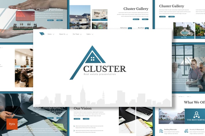 Cluster - Powerpoint Template