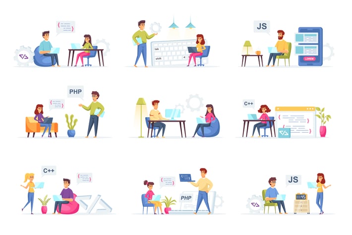 Programming People Character Situation Scenes
