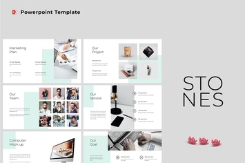 Stones - Modern & Clean Powerpoint Template