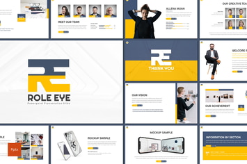 Roll Eye - Business Powerpoint Template
