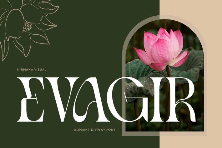 Evagir - Elegant Logo Font