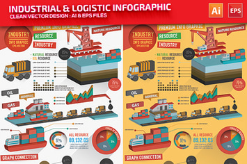 Industry & Logistic Infographic Design