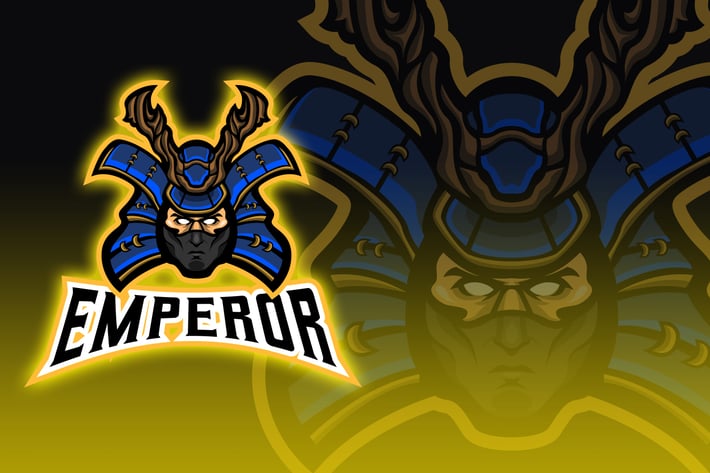 Samurai Head Esport Logo Design