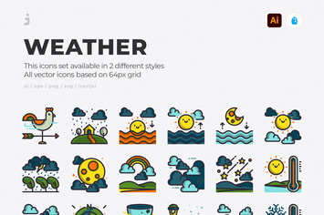 30 Weather Icons