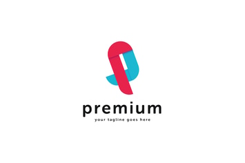 P Letter Logo Template