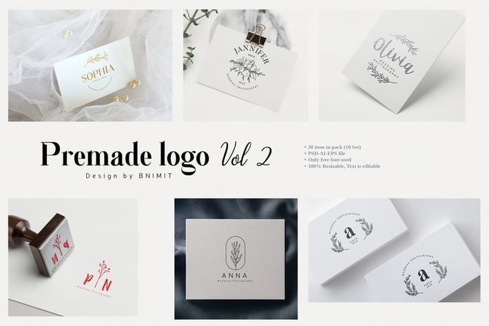 Premade logo Vol 2