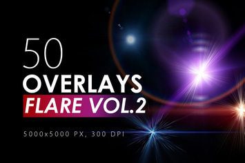 50 Flare & Stars Overlays Vol. 2