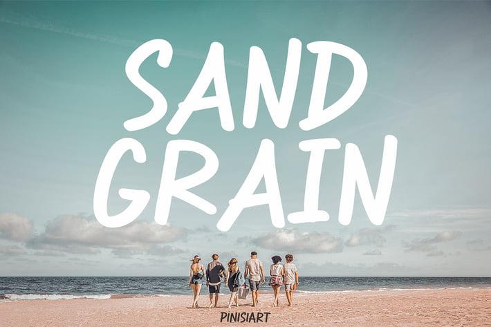 Instagram Aesthetic Font - Sand Grain