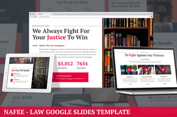 Nafee - Law Google Slides Template