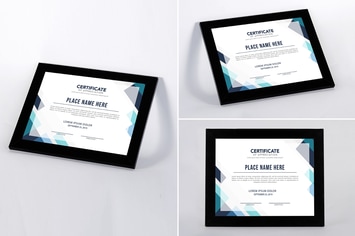 Certificate Frame Mock Up