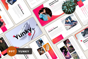 Yunky - Creative Powerpoint Template