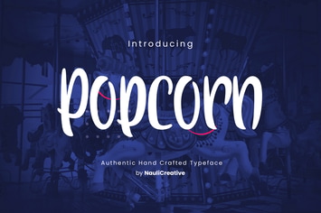 Popcorn - Fun Decorative Font