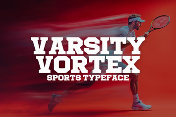 Varsity Vortex – Powerhouse Sports Typeface