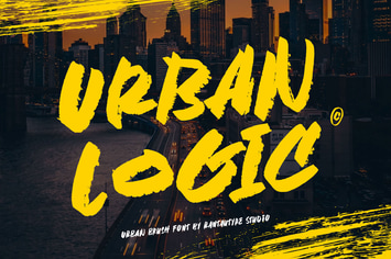 Urban Logic Street Brush Typeface
