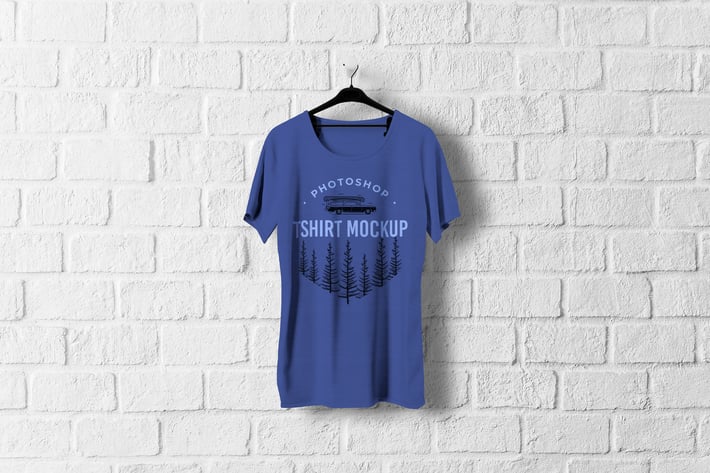 Hanging T-Shirt Mockup