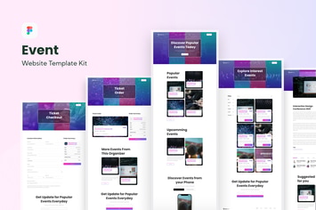 Online Event Conference Website Template