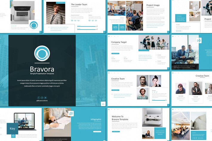 Bravora - Business Keynote Template