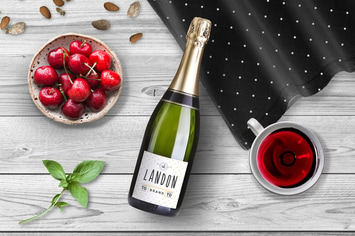 Wine Bottle Mockup