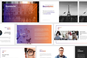 Boundaries Creative Agency Keynote Presentation