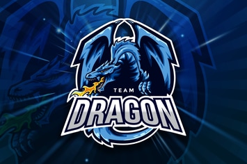 Team Dragon Sport And Esport Logo Vector Template