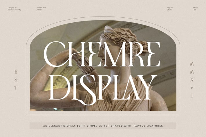 Chemre - Elegant Serif