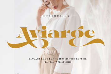 Aviarge Elegant Logo Font