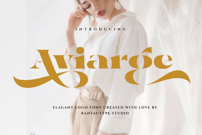 Aviarge Elegant Logo Font