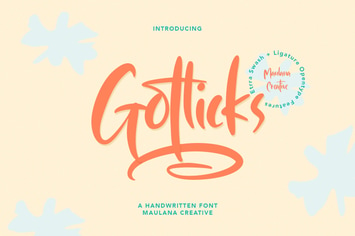 Gotlicks Handwritten Display Font
