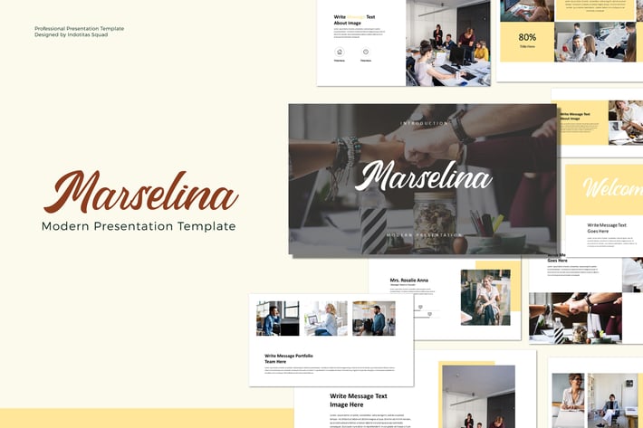 MARSELINA - Powerpoint Template