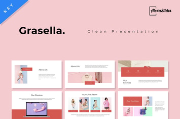 Grasella - Clean Keynote Presentation Template