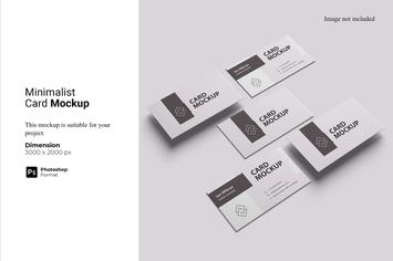 Minimalist Card Mockup