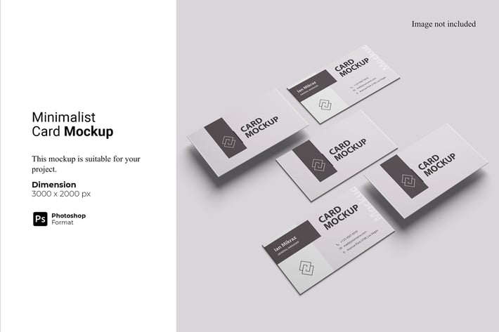 Minimalist Card Mockup
