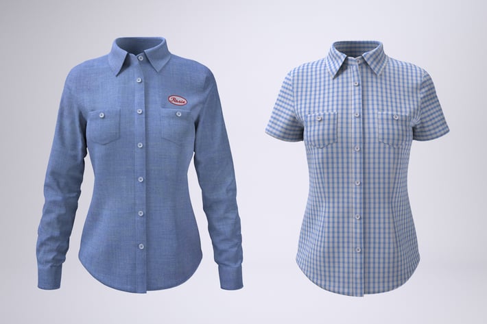 Women's Work Shirt Mock-Up