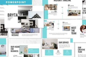 Brytania - Furniture Powerpoint Template