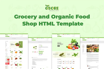 Gsore - Grocery and Organic Food Shop HTML Templat