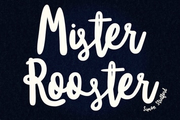 Mister Rooster font