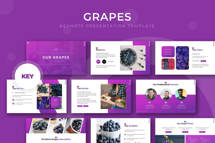 Grapes - Keynote Template