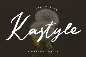 Kastyle Brush Business Font