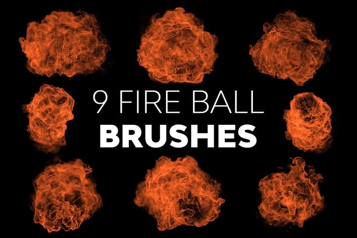 Fire Ball Brushes