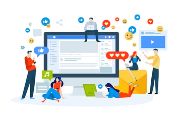 Creative flat design business concept