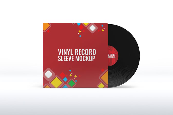 Vinyl Record Sleeve Mock-Up