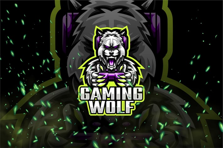 Wolf Gaming E-Sport and Sport Logo Template