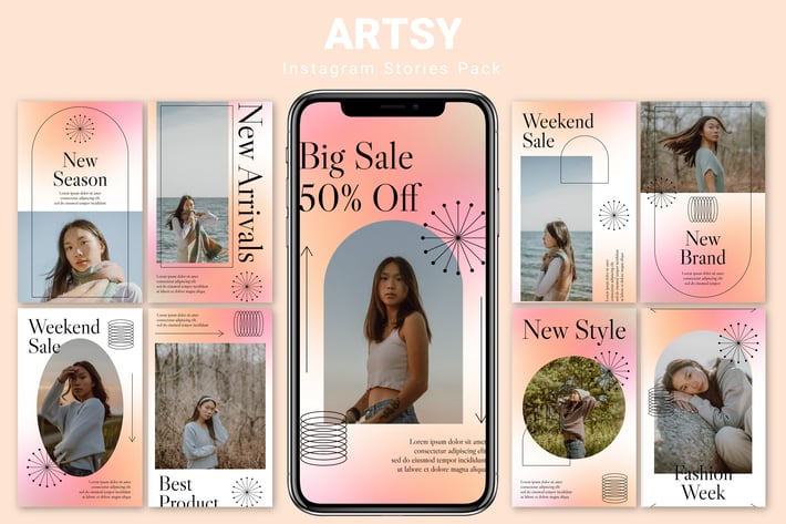 Artsy - Instagram Story Pack