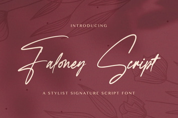 Faloney Script - Handwritten Font