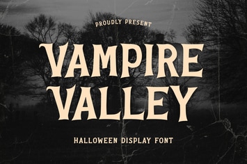 Vampire Valley - Halloween Font