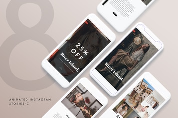 8 Animated Instagram Stories - C