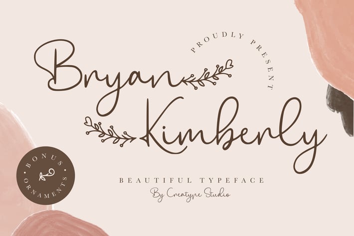 Bryan Kimberly Beautiful Typeface