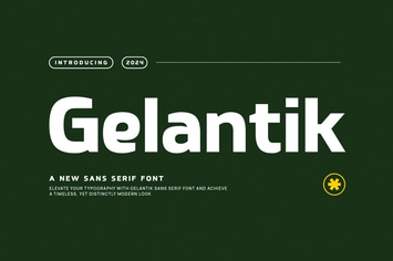 Gelantik - Modern Bold Sans Serif