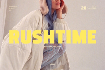Rushtime - Modern Bold Sport Sans Serif Font