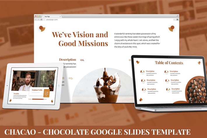 Chocao - Chocolate Google Slides Template